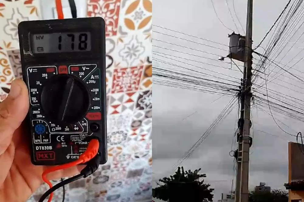 Morador do bairro da Vitória reclama de baixa tensão na rede elétrica; Energisa se pronuncia