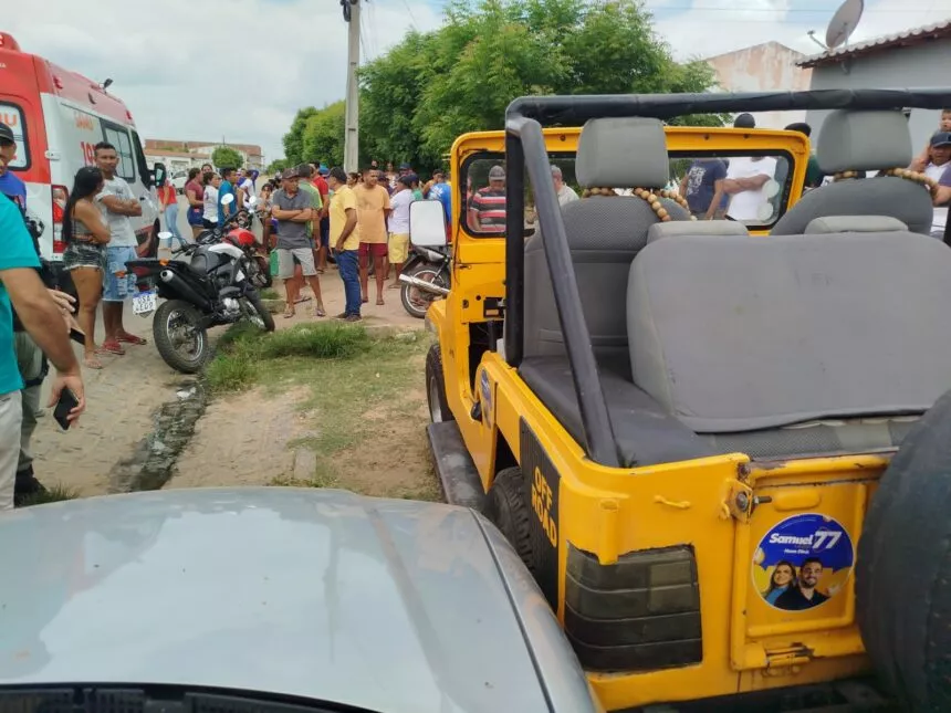Homem fica gravemente ferido em atropelamento na PB-386, em Conceição