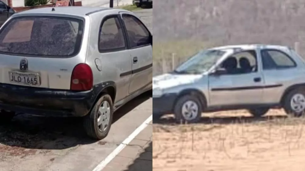 Carro é furtado em via pública na cidade de Quixaba-PB durante a madrugada deste sábado (11)