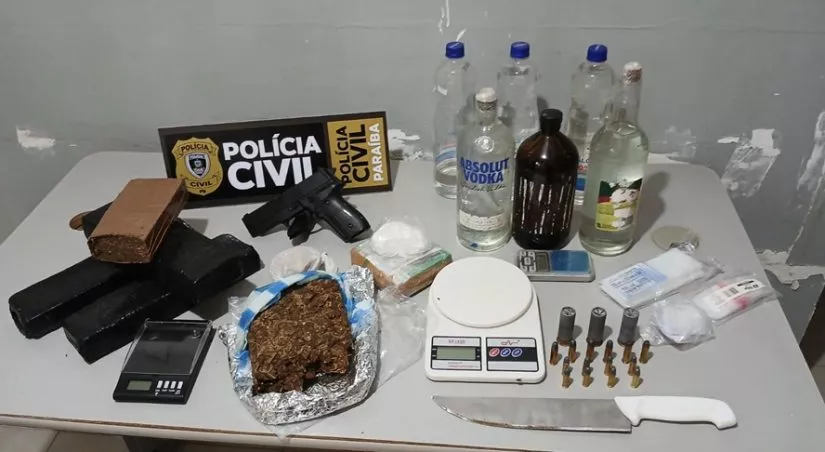 Polícia Civil desarticula depósito e laboratório de drogas no Sertão da Paraíba
