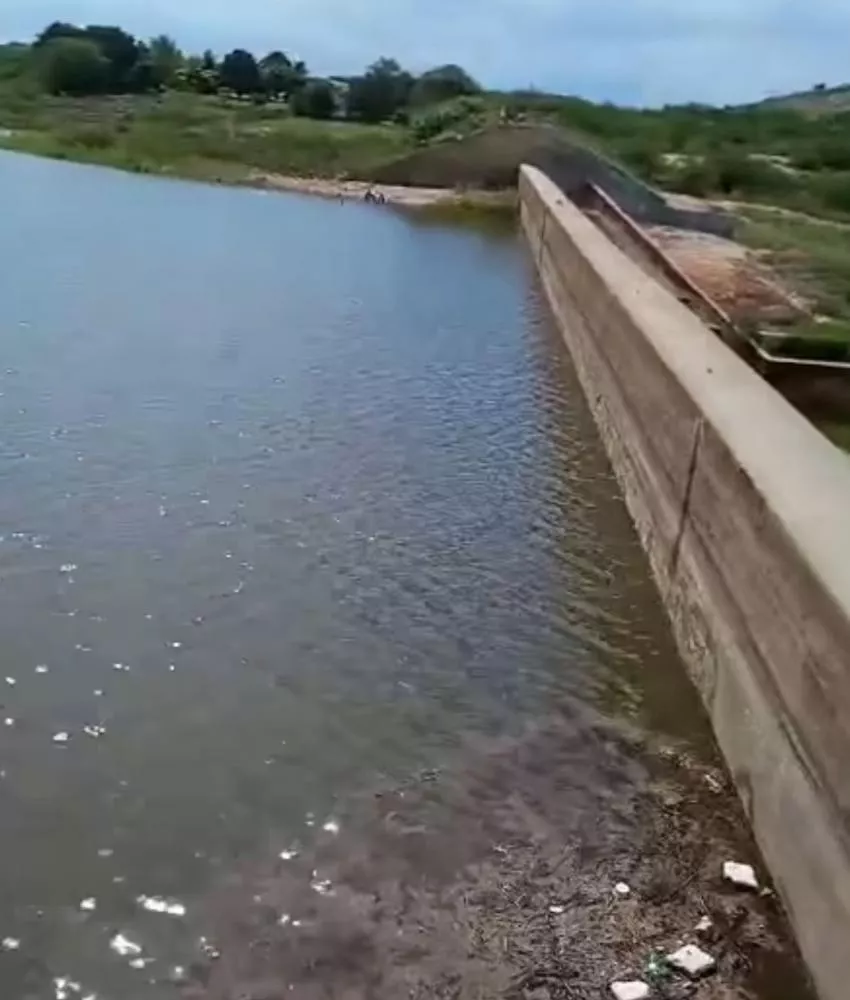 Barragem da Farinha e Açude do Jatobá recebem boas recargas durante o final de semana e aumentam volume hídrico