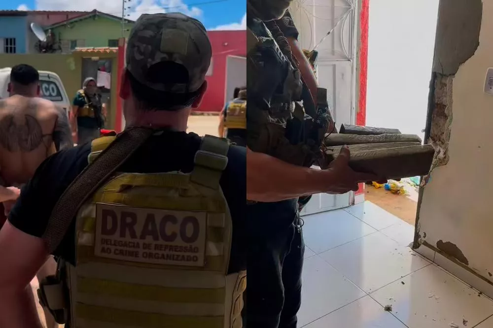 Traficante monitorado por tornozeleira é preso em flagrante em Patos; drogas e munições foram apreendidas