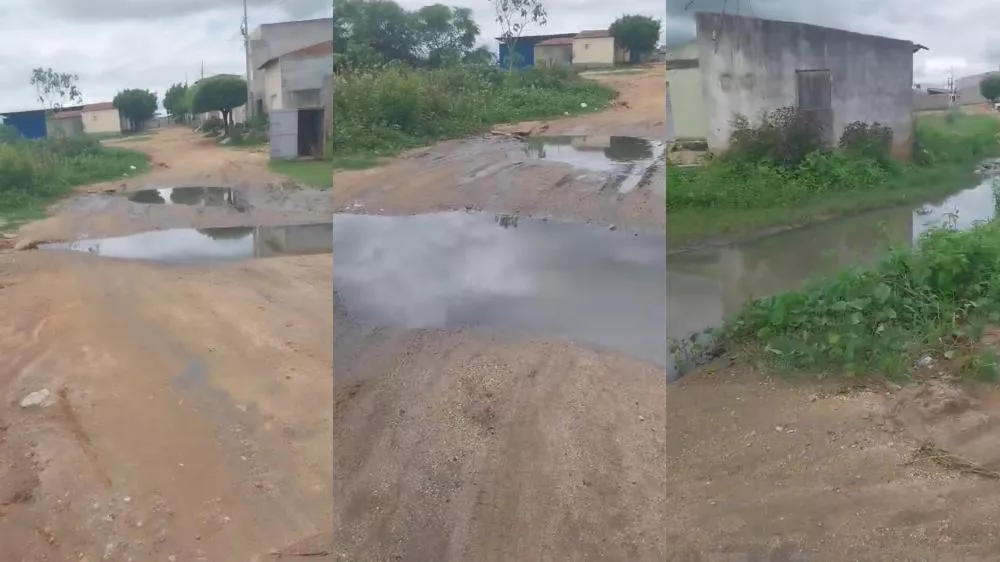 Moradores do bairro Santa Clara reclamam de problemas de infraestrutura na localidade