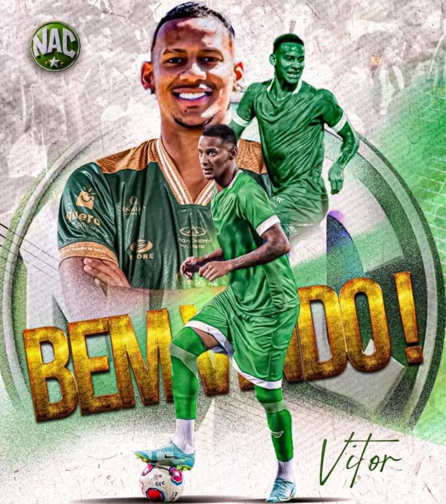 Nacional de Patos anuncia a chegada do centroavante Vitor Alagoano