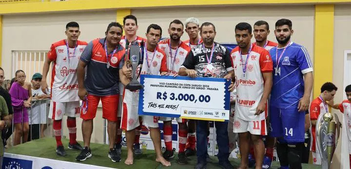 Atletas foram vice-campeões da Copa Sabugi 2024, representando o Esporte Clube de Patos (Foto: Divulgação)