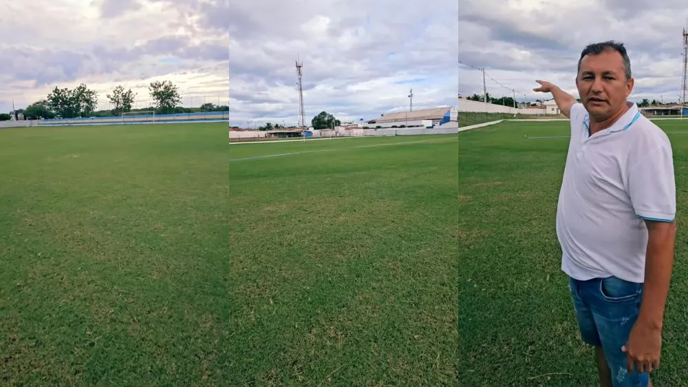 Prefeito Suélio Félix anuncia iluminação do Estádio Municipal Ô Vovozão em Catingueira