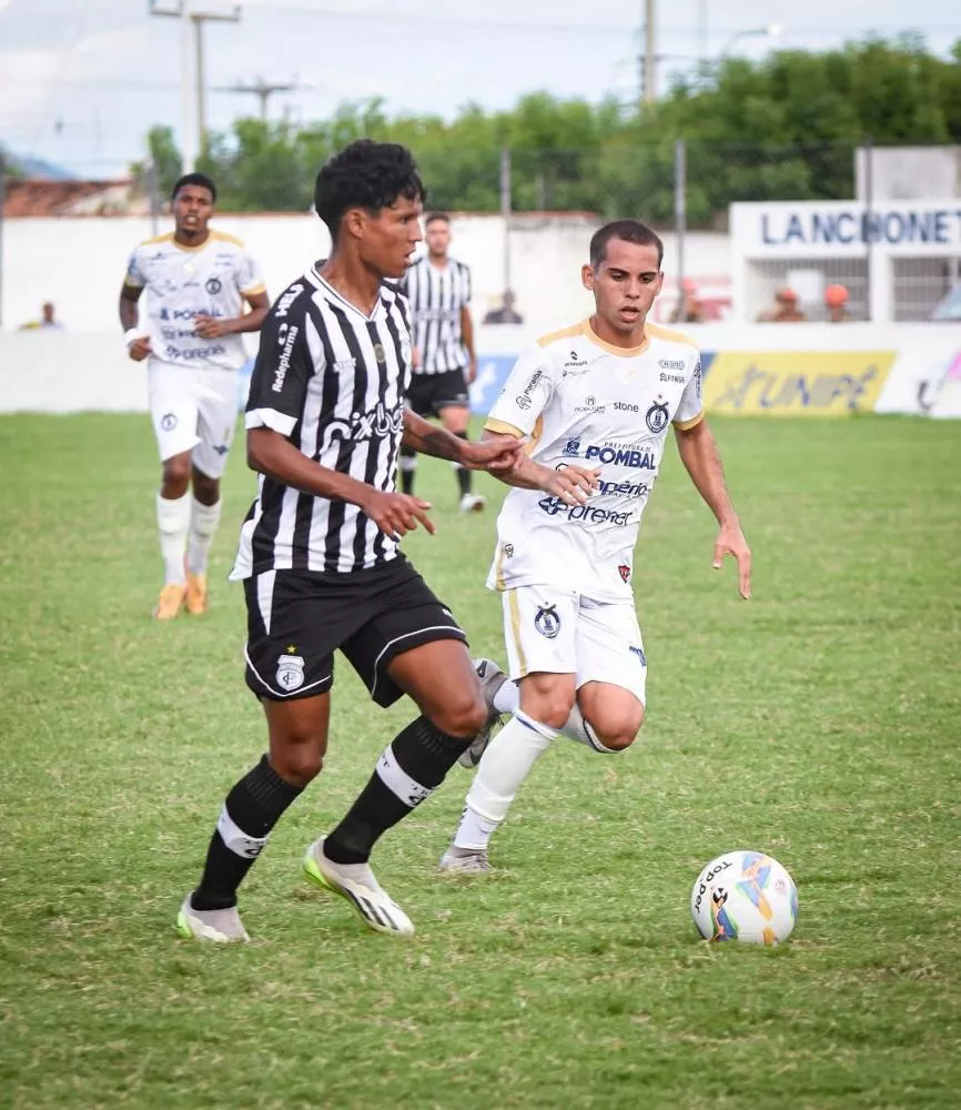 Pombal e Treze ficam no 1 a 1 na abertura da 7ª rodada do Campeonato Paraibano 2025