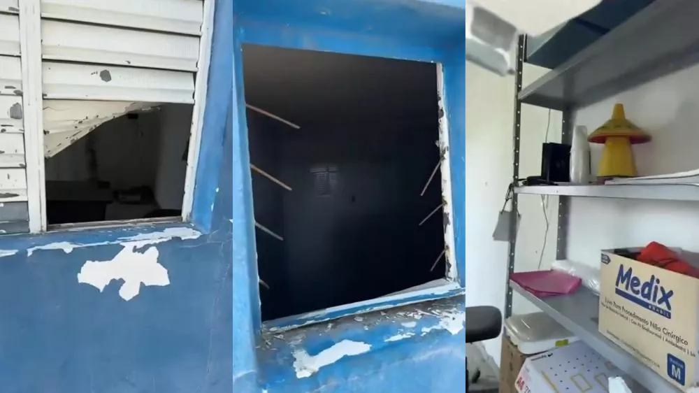 Academia da Saúde na Praça do Perequeté é arrombada nesta segunda-feira (10) em Patos; veja vídeo
