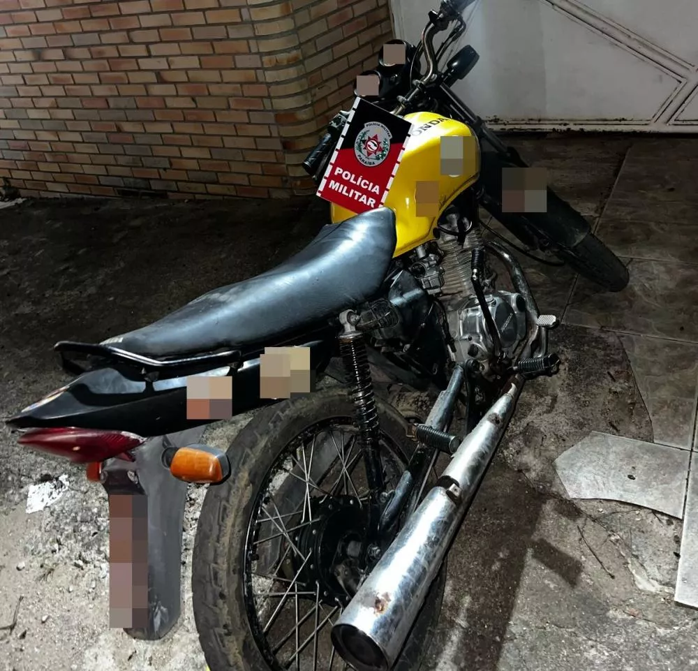 Polícia Militar apreende moto com sinais de adulteração em Paulista-PB