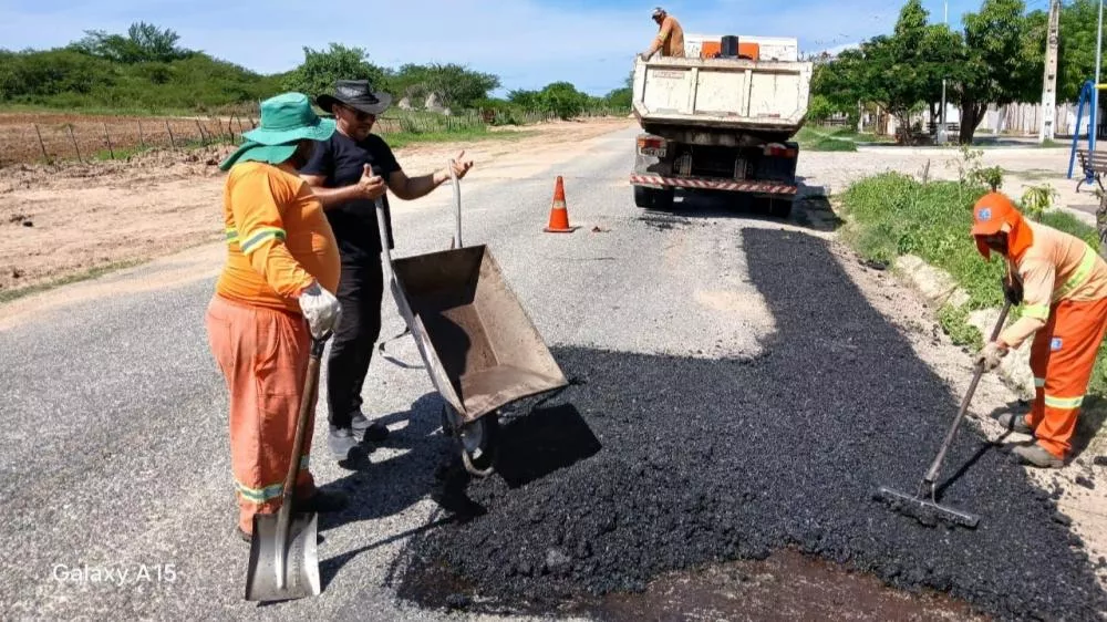 DER inicia melhorias na PB-276, entre Mãe d’Água e São José do Bonfim