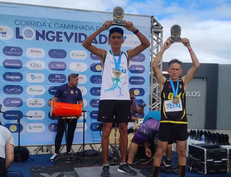 Atleta de Passagem conquista 1º lugar na Corrida da Longevidade em Patos-PB