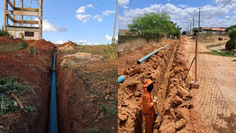 Cagepa investe na ampliação do abastecimento de água de Patos, com novas redes e equipamentos