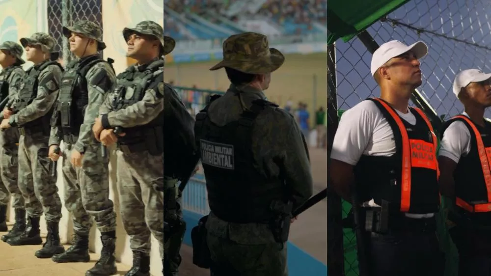 Polícia Militar e Forças de Segurança atuam para garantir tranquilidade no jogo entre Nacional x Treze