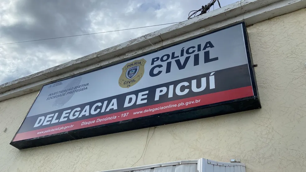 Delegacia de Picuí, na Paraíba — Foto: Polícia Civil/Divulgação