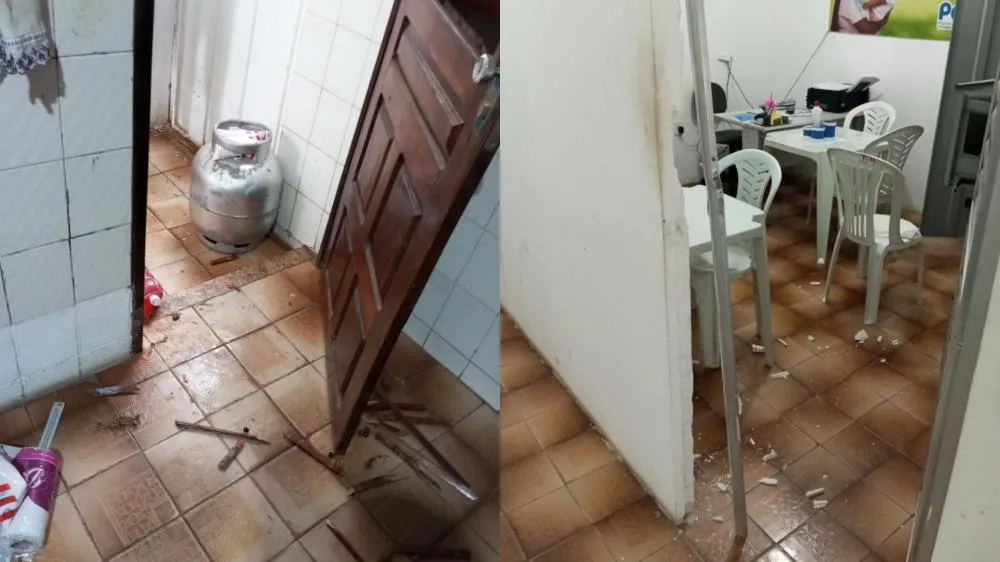 Homem invade CRAS em Patos, causa destruição e é preso em flagrante após dormir no local