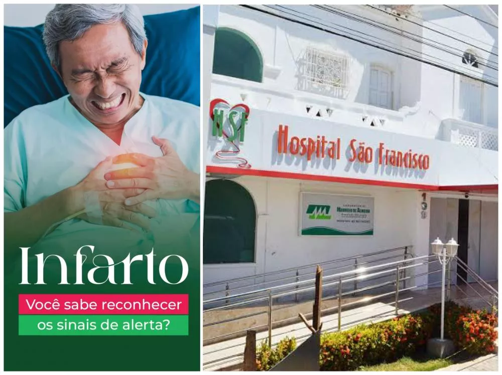 Infarto: Hospital São Francisco de Patos alerta sobre sinais e como identificá-los a tempo