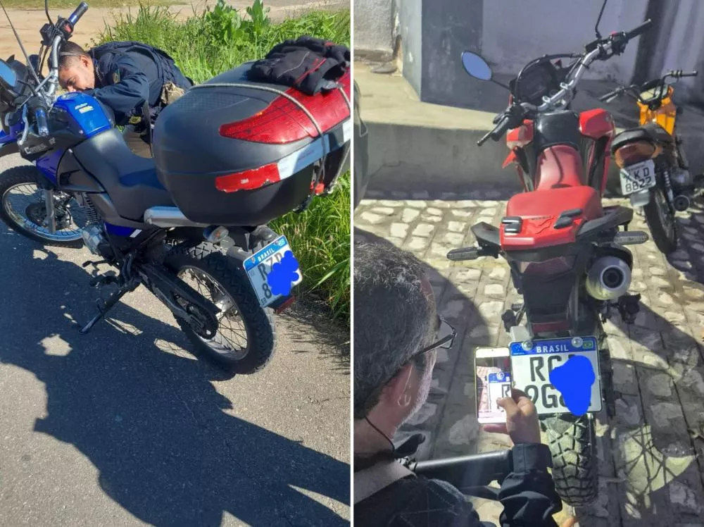 PRF recupera motocicletas roubadas e prende dois homens por receptação em Cajazeiras