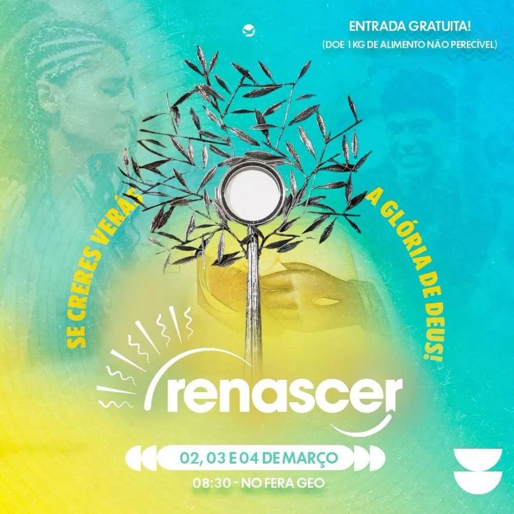 Renascer 2025: Retiro de Carnaval da Comunidade Shalom acontece em Patos nos dias 2, 3 e 4 de Março