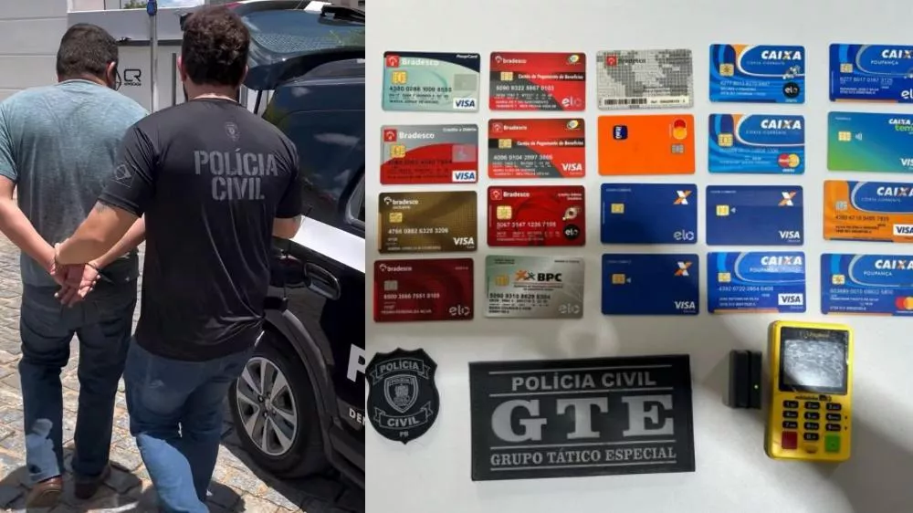 Polícia Civil de São Bento prende homem por estelionato e uso de documento falso