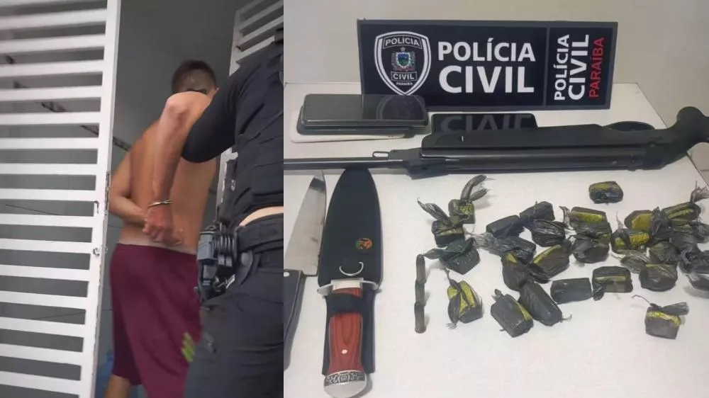 Polícia Civil deflagra a Operação Hórus contra o tráfico de drogas em Coremas e prende dois suspeitos