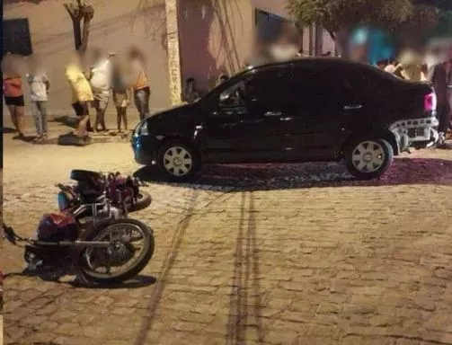 Em Patos: Motorista provoca dois graves acidentes em sequência e três pessoas ficam feridas