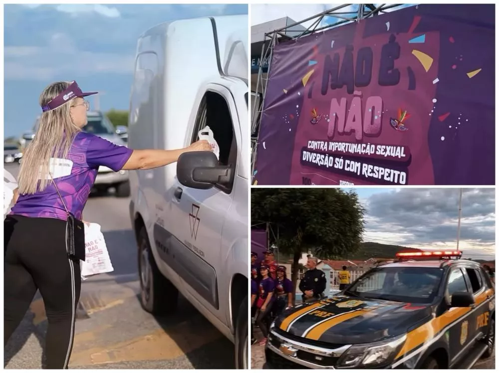 Malta-PB realiza ação carnavalesca de conscientização sobre respeito e segurança para as mulheres