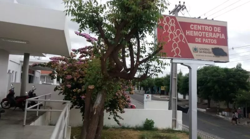 Confira o horário de funcionamento do Hemonúcleo de Patos nesta Quarta-Feira de Cinzas (05)