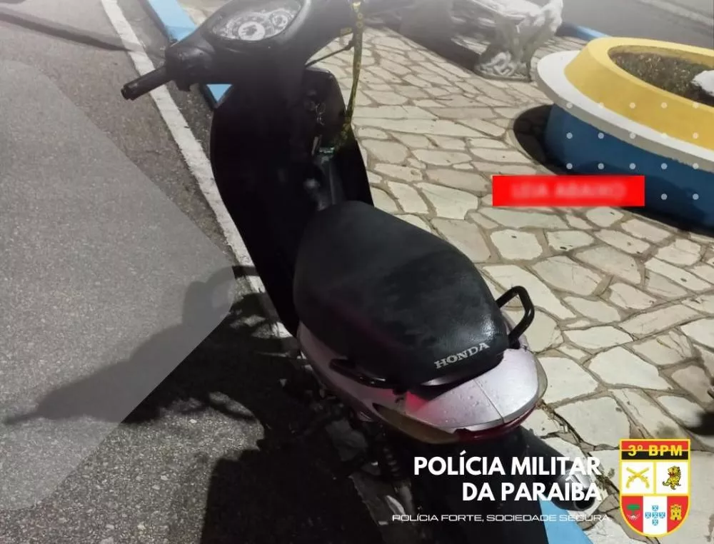 Polícia Militar apreende motocicleta com sinais de adulteração em Malta-PB
