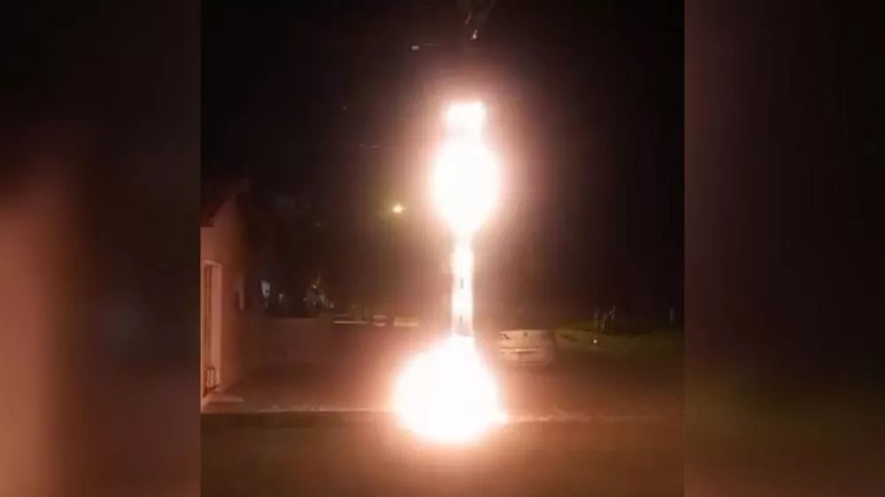 Incêndio registrado em equipamentos de internet assusta moradores de Malta na noite de terça-feira (11)