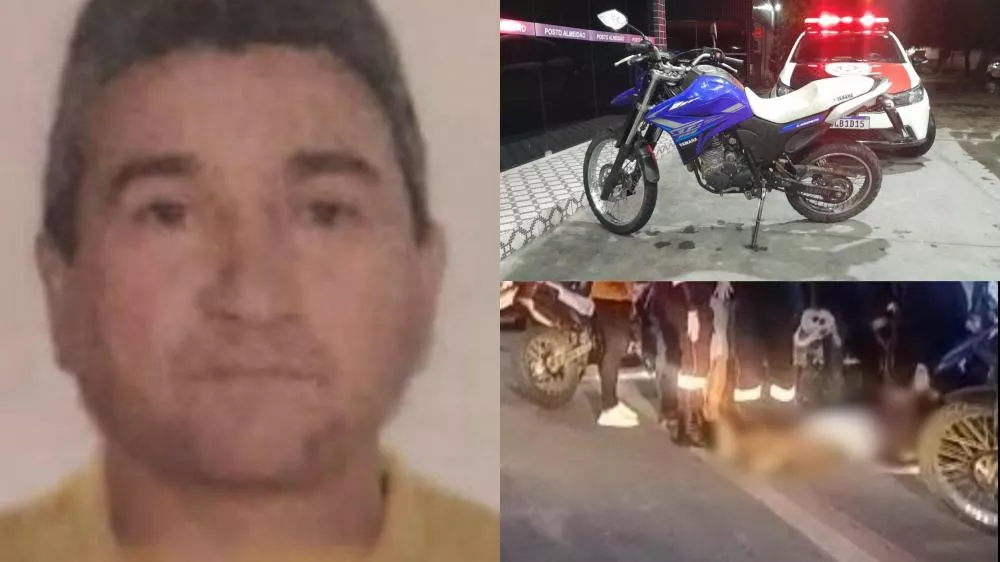 Grave colisão entre moto e pedestre deixa condutor em estado crítico em Patos