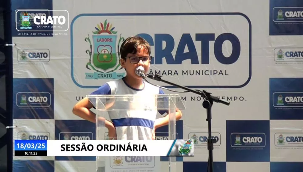 Criança faz pedido inusitado em sessão itinerante na Câmara de Crato-CE: “Quero minha picanha e meu café”