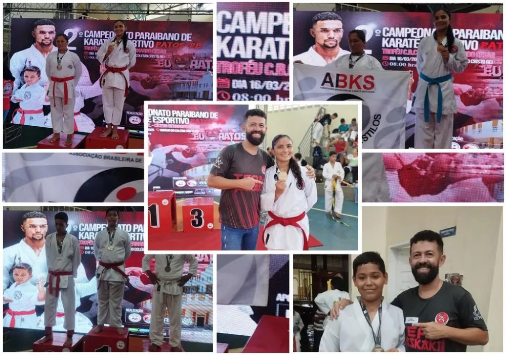 Atletas patoenses brilham no 2º Campeonato Paraibano de Karatê Esportivo
