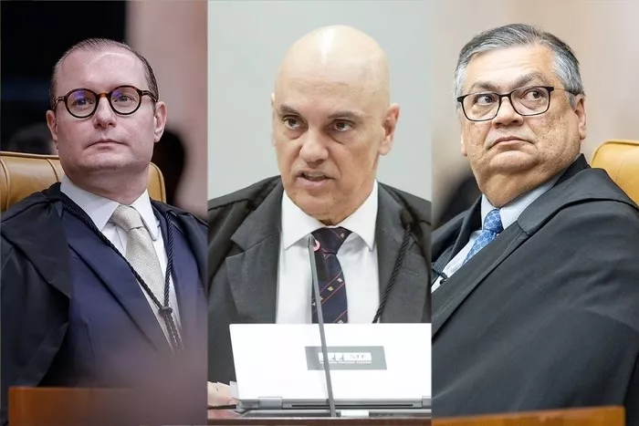 Com apenas um voto contrário, STF confirma Moraes, Dino e Zanin em julgamento de Bolsonaro