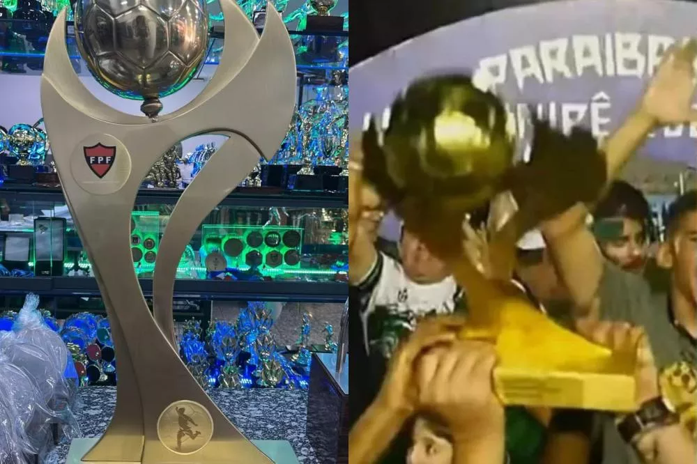 Sousa vai receber nova taça depois que a original quebrou na comemoração do título paraibano