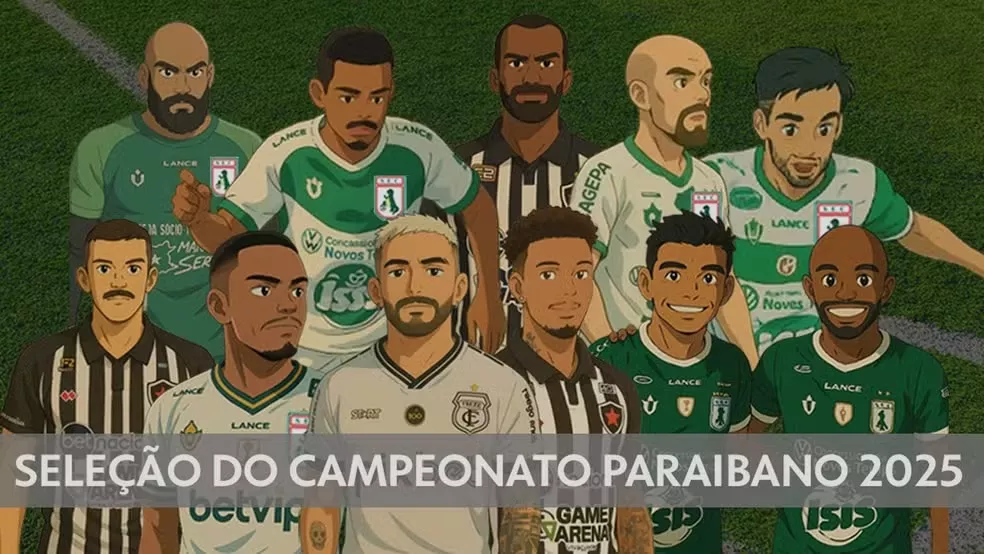 Seleção do Paraibano 2025: Sousa domina time com sete jogadores e repete o craque da edição passada