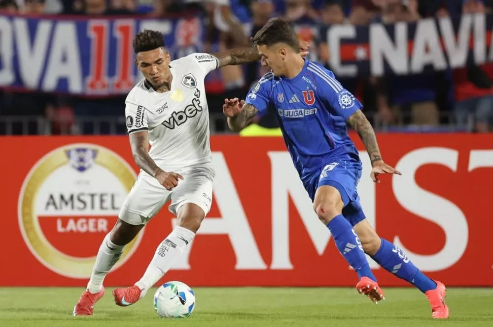 Botafogo é superado pela Universidad de Chile, estreia com derrota na Libertadores e segue sem vencer com Renato Paiva