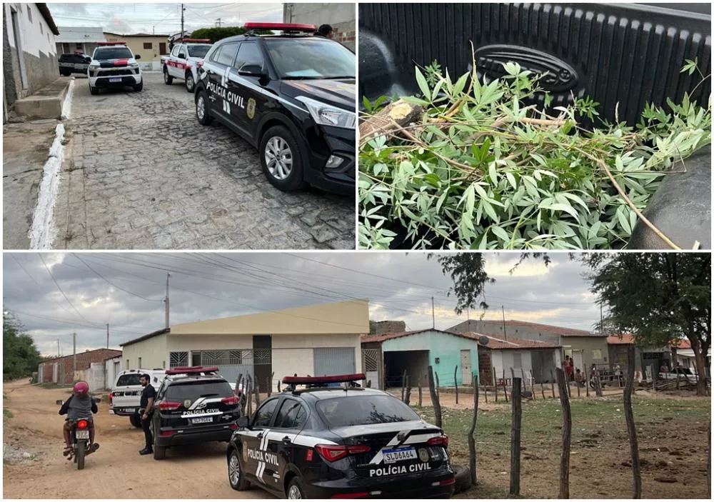 Forças de Segurança realizam ofensiva contra facções criminosas em Santa Luzia/PB