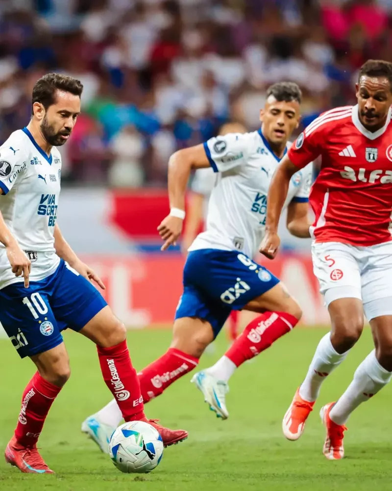 Em jogo movimentado, Bahia sai na frente, mas Inter busca o empate na estreia da Libertadores