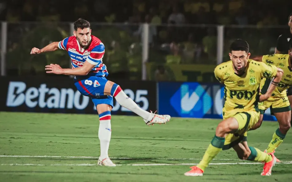Com gol no fim, Mirassol e Fortaleza empatam no Brasileirão
