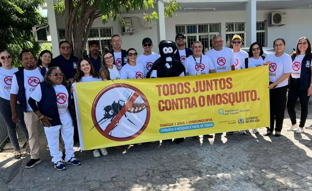 Ação Integrada marca Semana Estadual de Combate às Arboviroses com Pit Stop na 6ª Gerência de Saúde, em Patos