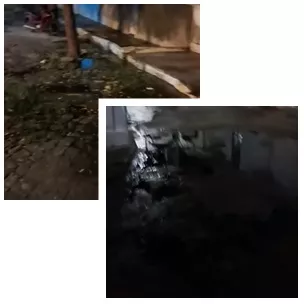 Moradores do bairro Belo Horizonte cobram conserto de galeria estourada há mais de um mês