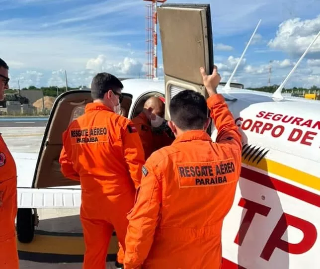 Coração Paraibano salva mais um paciente do Sertão com transferência de avião para cirurgia no Hospital Metropolitano