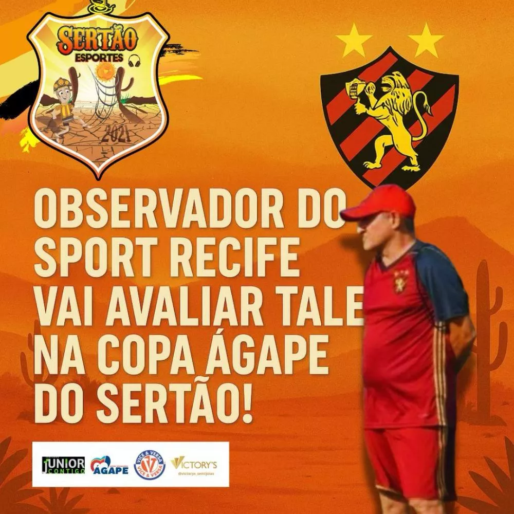 Patos recebe Copa Ágape do Sertão Sub-13 neste final de semana e atrai olhares do futebol nacional com presença de observador do Sport Recife