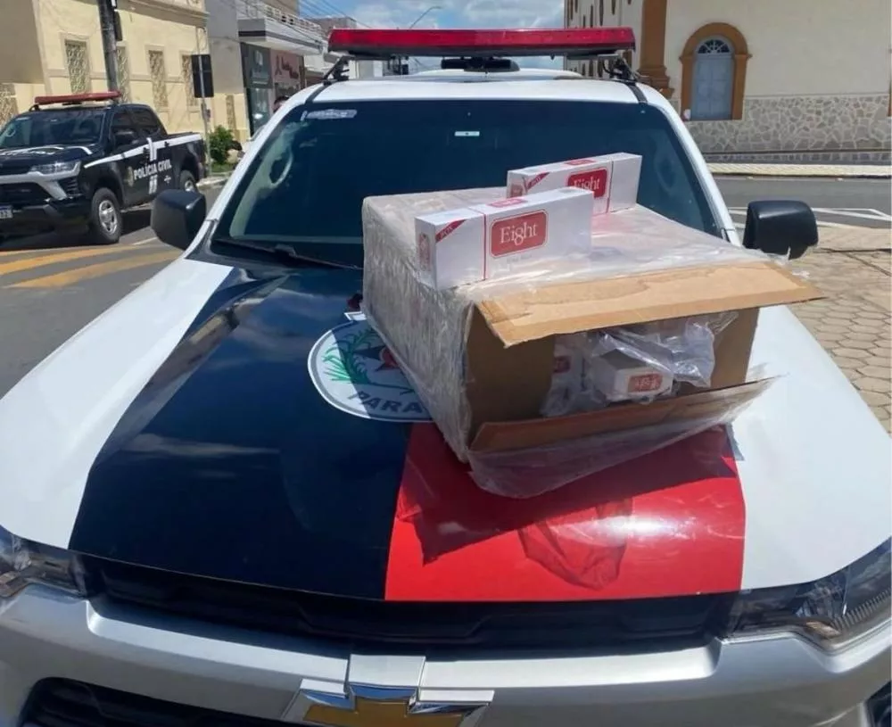 Polícia apreende carga de cigarros contrabandeados durante fiscalização em Pombal-PB