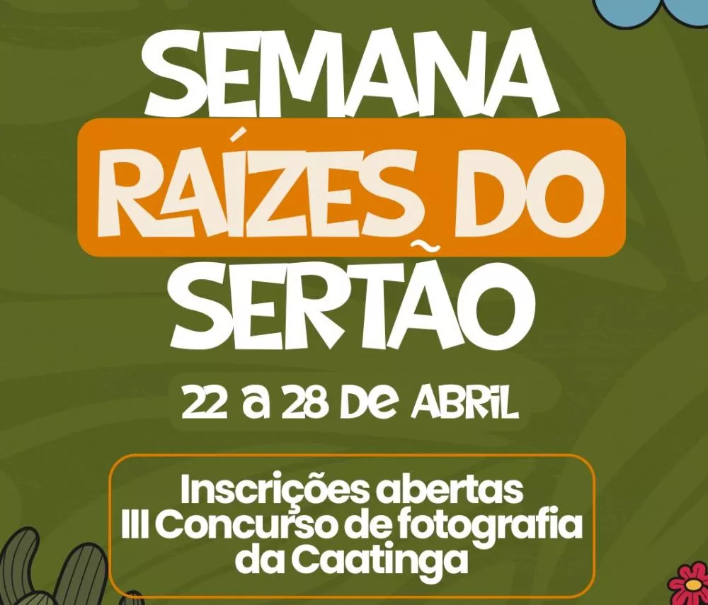 Prefeitura de Patos lança concurso fotográfico sobre a Caatinga e mudanças climáticas