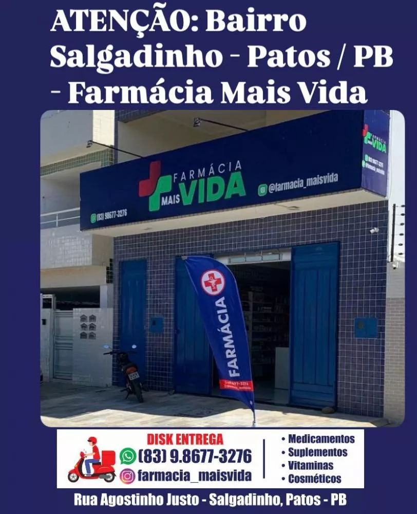 Farmácia Mais Vida chega ao bairro do Salgadinho com ofertas imperdíveis em saúde, beleza e bem-estar