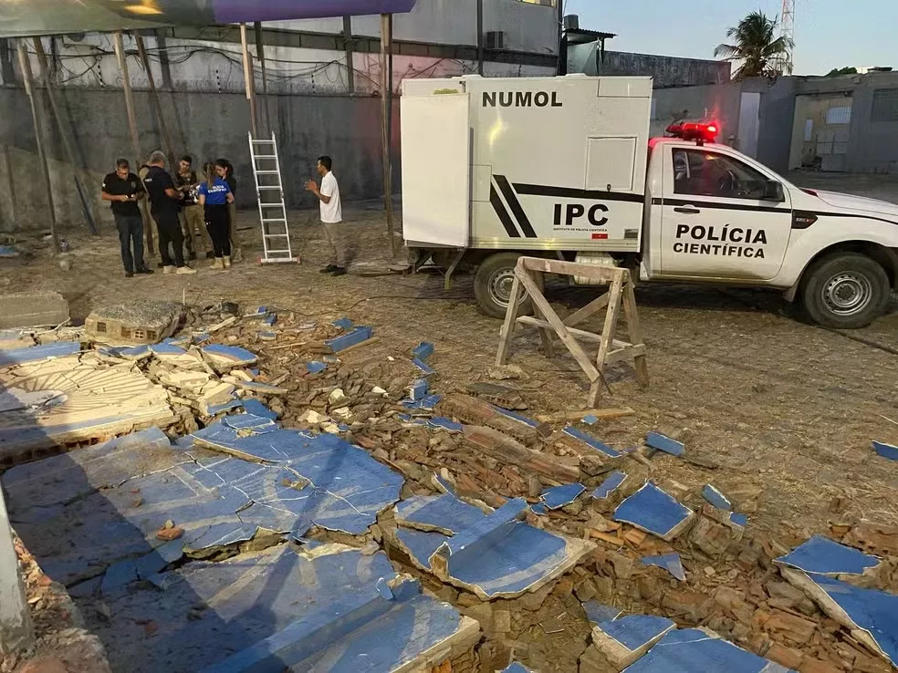 Muro de obra desaba e mata trabalhador em Campina Grande