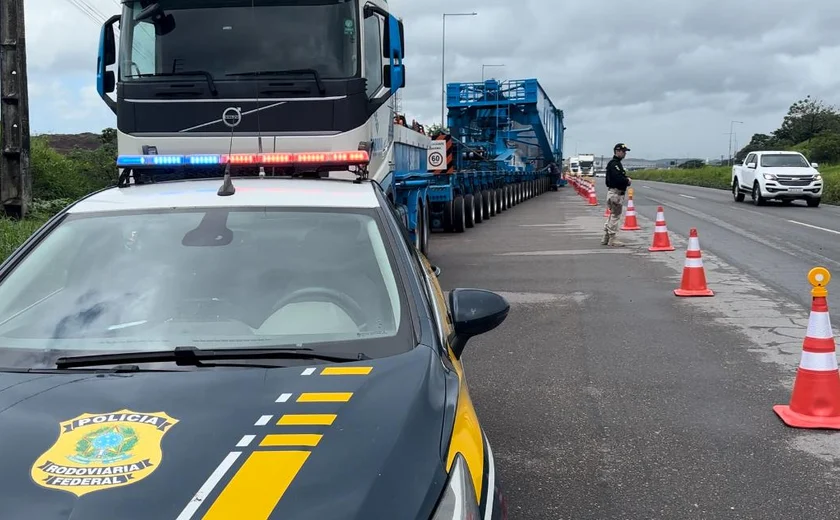 PRF na Paraíba realiza escolta do segundo transformador gigante na próxima quarta-feira (7)