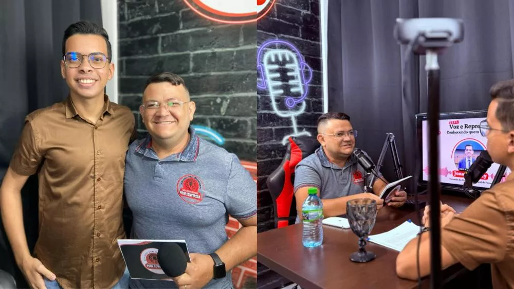 Vereador Jônatas Kaiky participa da estreia do quadro “Voz e Representação”, do Pode Conversar, com debate sobre juventude, política e o futuro da Câmara