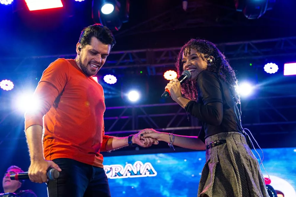 Banda Mastruz com Leite no evento de Emancipação política de 61 anos de Quixaba/ Foto: Gabriel Fernandes